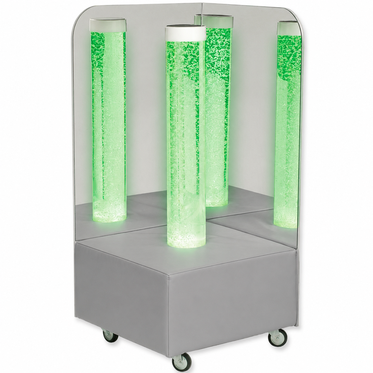 Mobile Sensory Bubble Tube Corner Set with mirrors